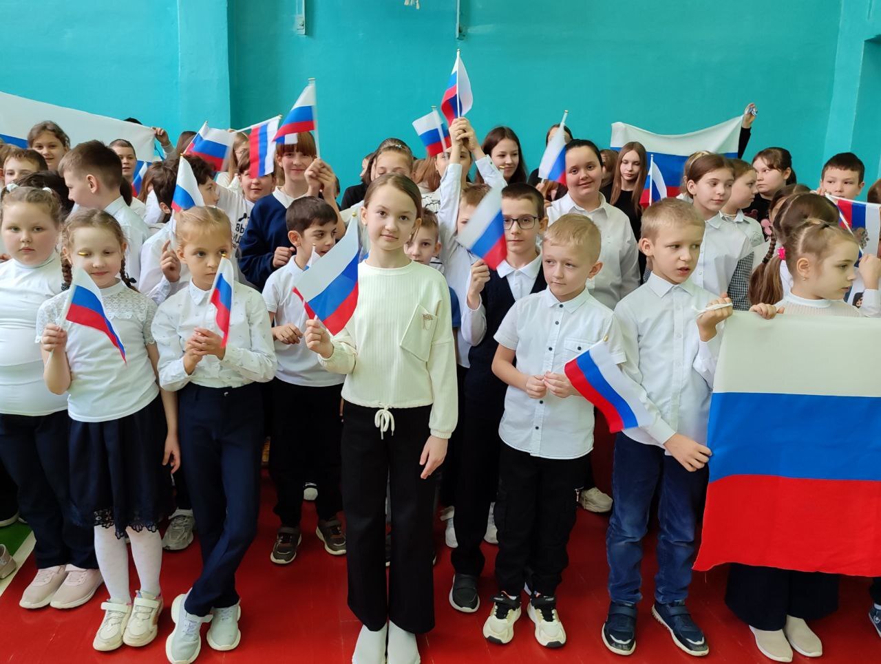 Флешмоб &amp;quot;Флаг единства&amp;quot;.
